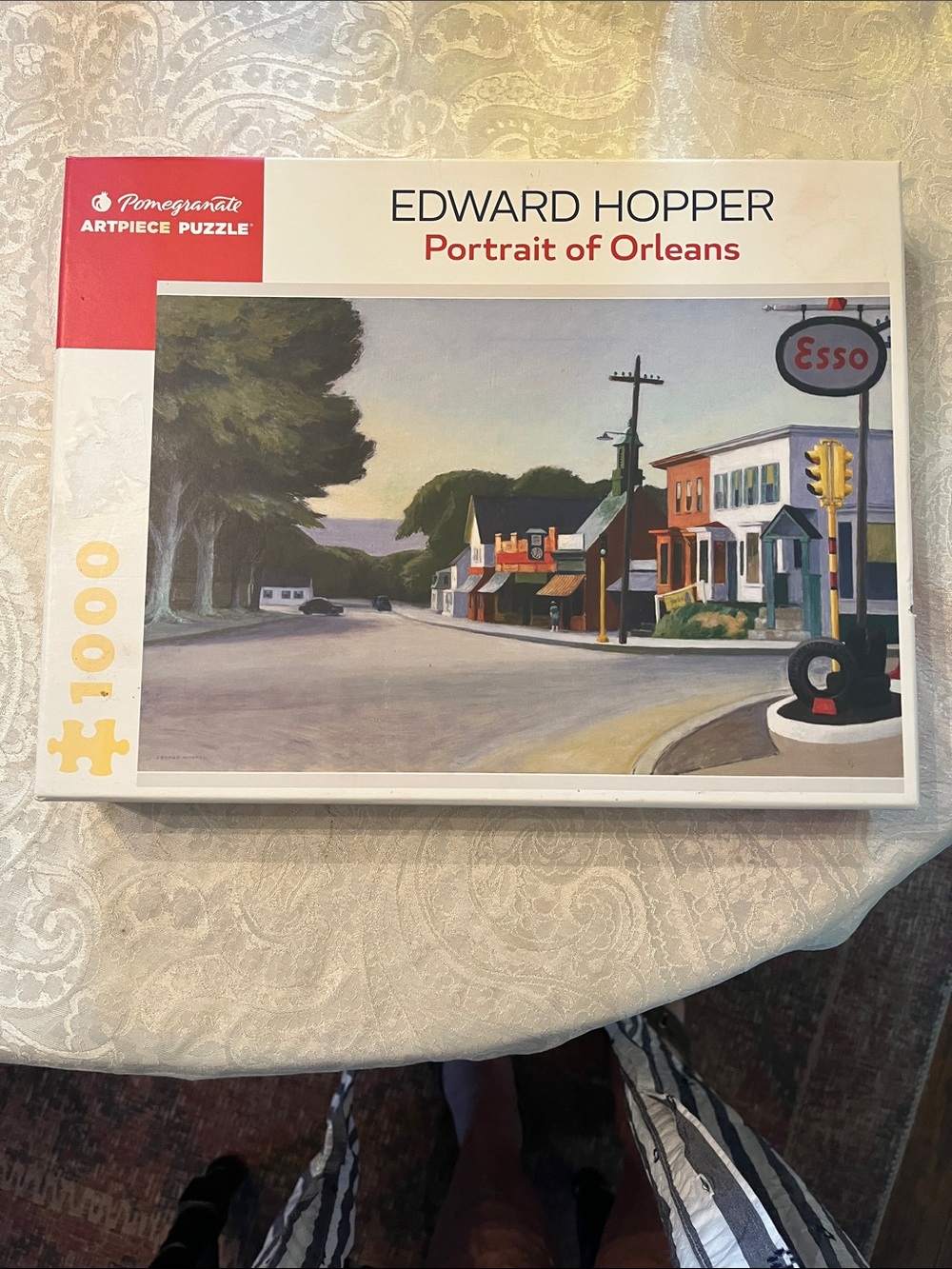 Edward Hopper "Portrait of Orleans" 1000-Piece Puzzle by Pomegranate